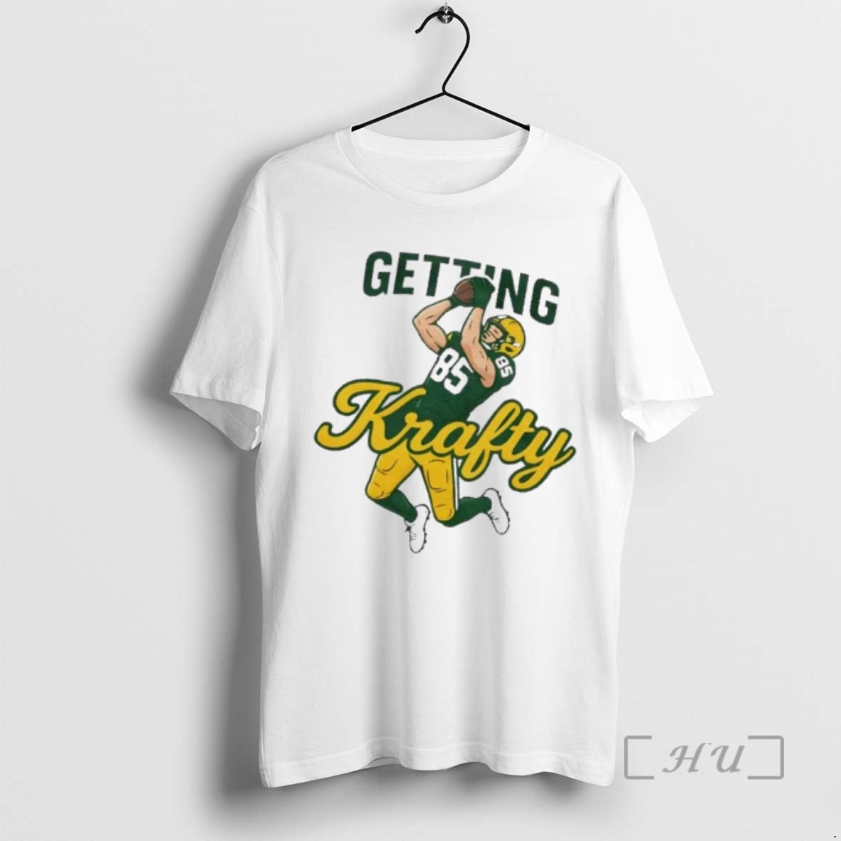 Officials Getting Krafty Tucker Kraft 85 Green Bay Packers Caricature T-Shirts, Hoodie, Sweatshirt | AU01DripNestTees.com