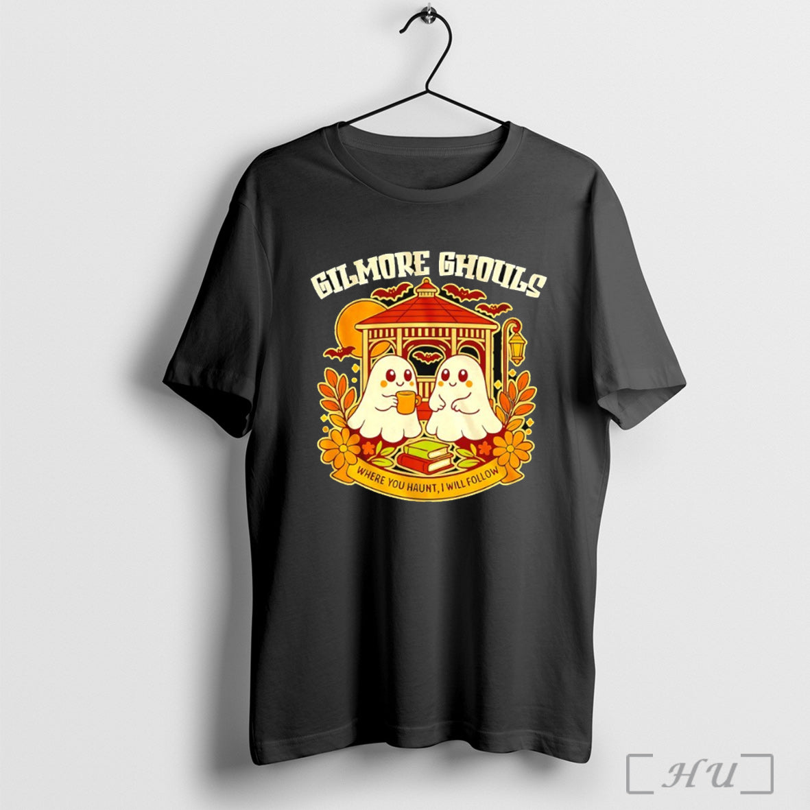 Officials Gilmore Ghouls Halloween Where You Haunt I Will Follow T Shirt