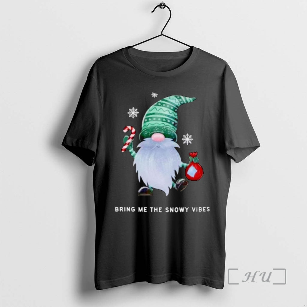Officials Gnome Bring Me The Snowy Vibes Christmas Ornaments T-Shirts, Hoodie, Sweatshirt | AU01DripNestTees.com