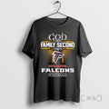Officials God First Family Second Then Atlanta Falcons Football 2025 T-Shirts, Hoodie, Sweatshirt | AU01DripNestTees.com