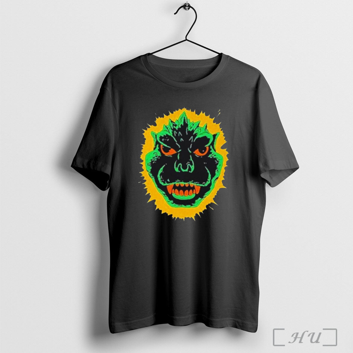 Officials Godzilla Halloween Head T Shirt