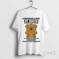 Officials Golden Retriever Controlling My Mouth Is The Easy Part On My Face Premium T-Shirts, Hoodie, Sweatshirt
