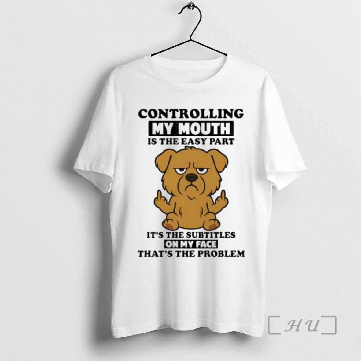 Officials Golden Retriever Controlling My Mouth Is The Easy Part On My Face Premium T-Shirts, Hoodie, Sweatshirt