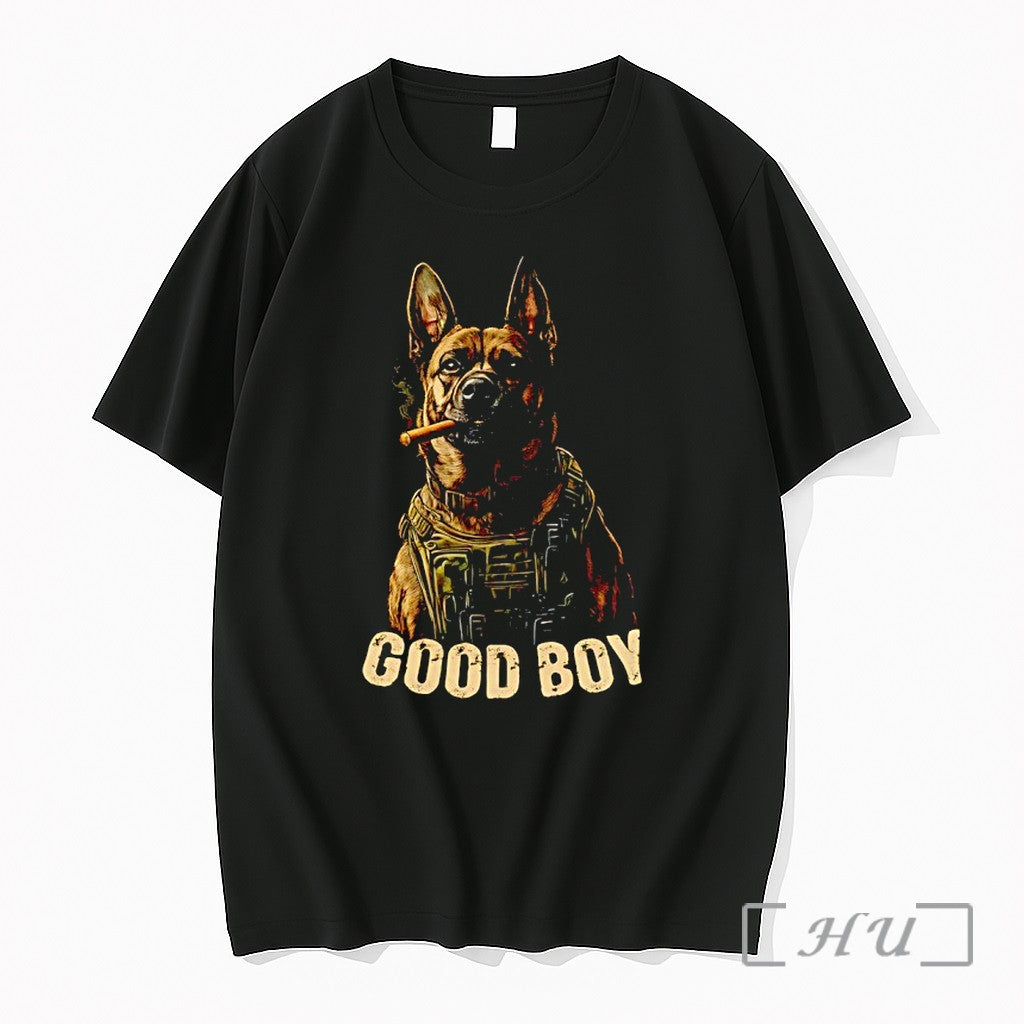 Officials Good Boy K9 German Shepherd Tactical Military Patrol Hero Dog Cigar Premium T Shirts