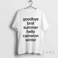 Officials Goodbye Album Summer Hello Artist Winter T-Shirts, Hoodie, Sweatshirt | AU01DripNestTees.com