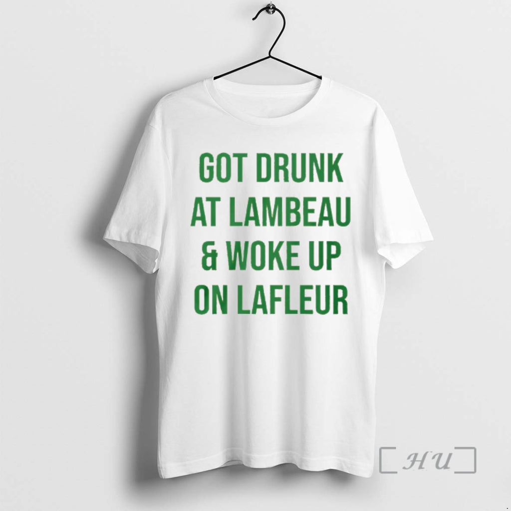 Officials Got Drunk At Lambeau And Woke Up On Lafleur T-Shirts, Hoodie, Sweatshirt | AU01DripNestTees.com