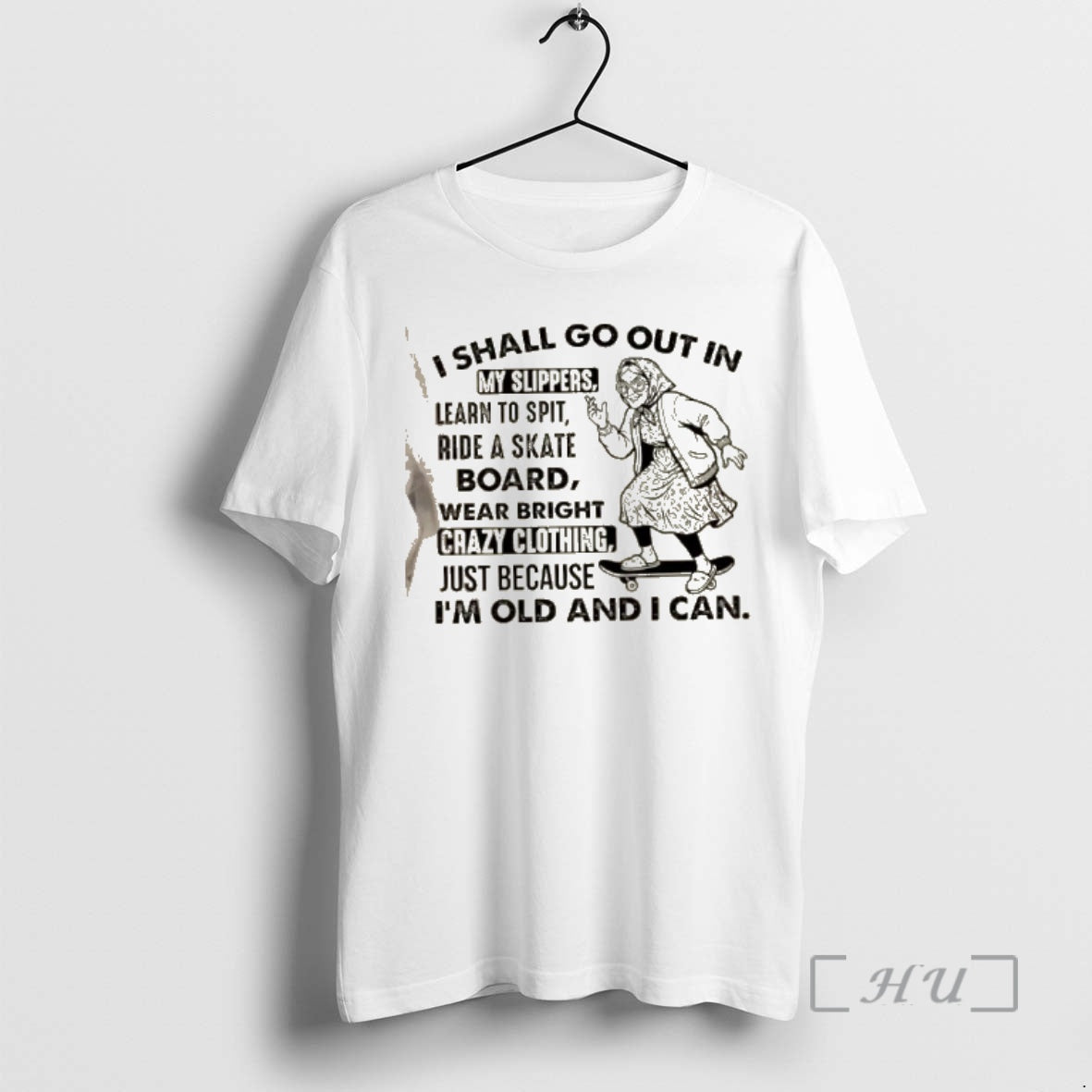 Officials Grandma I Shall Go Out In My Slippers Just Because Im Old And T-Shirts, Hoodie, Sweatshirt | AU01DripNestTees.com