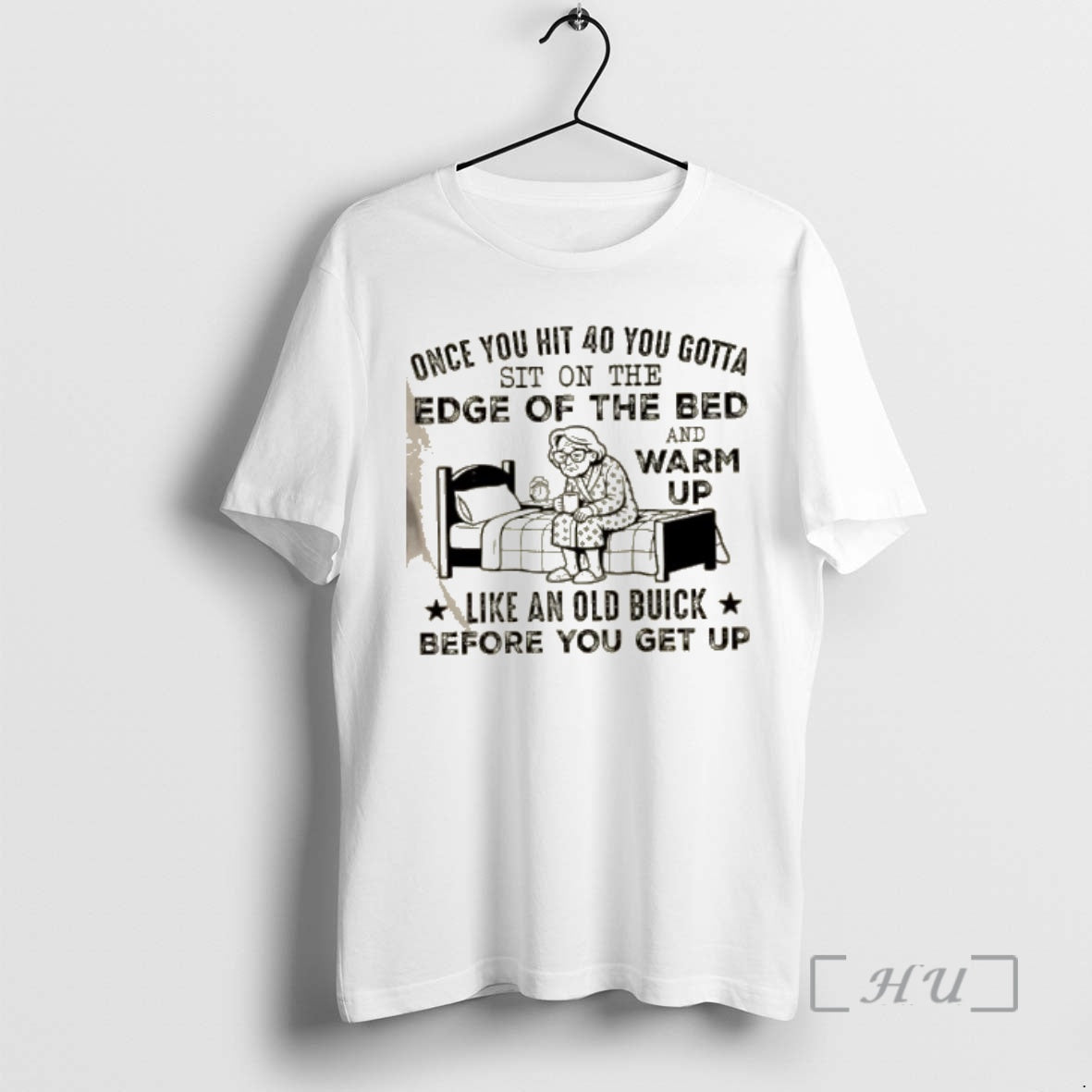Officials Grandma Once You Hit 40 You Gotta Sit On The Edge Of The Bed T-Shirts, Hoodie, Sweatshirt | AU01DripNestTees.com