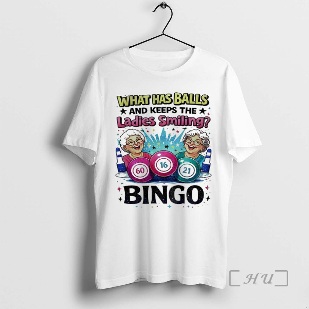 Officials Grandma What Has Balls And Keeps The Smiling Bingo T-Shirts, Hoodie, Sweatshirt | AU01DripNestTees.com