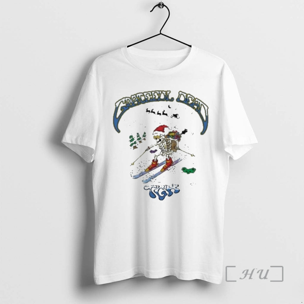 Officials Grateful Dead X Peter Forsythe North Pole Powder Run 2025 Premium T Shirts Sweater Hoodie, Sweatshirt