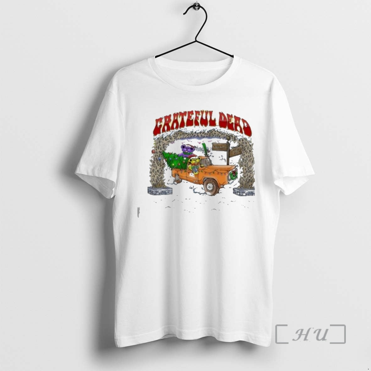 Officials Grateful Dead X Peter Forsythe Truckin Through The Snow 2025 Premium T Shirts Sweater Hoodie, Sweatshirt