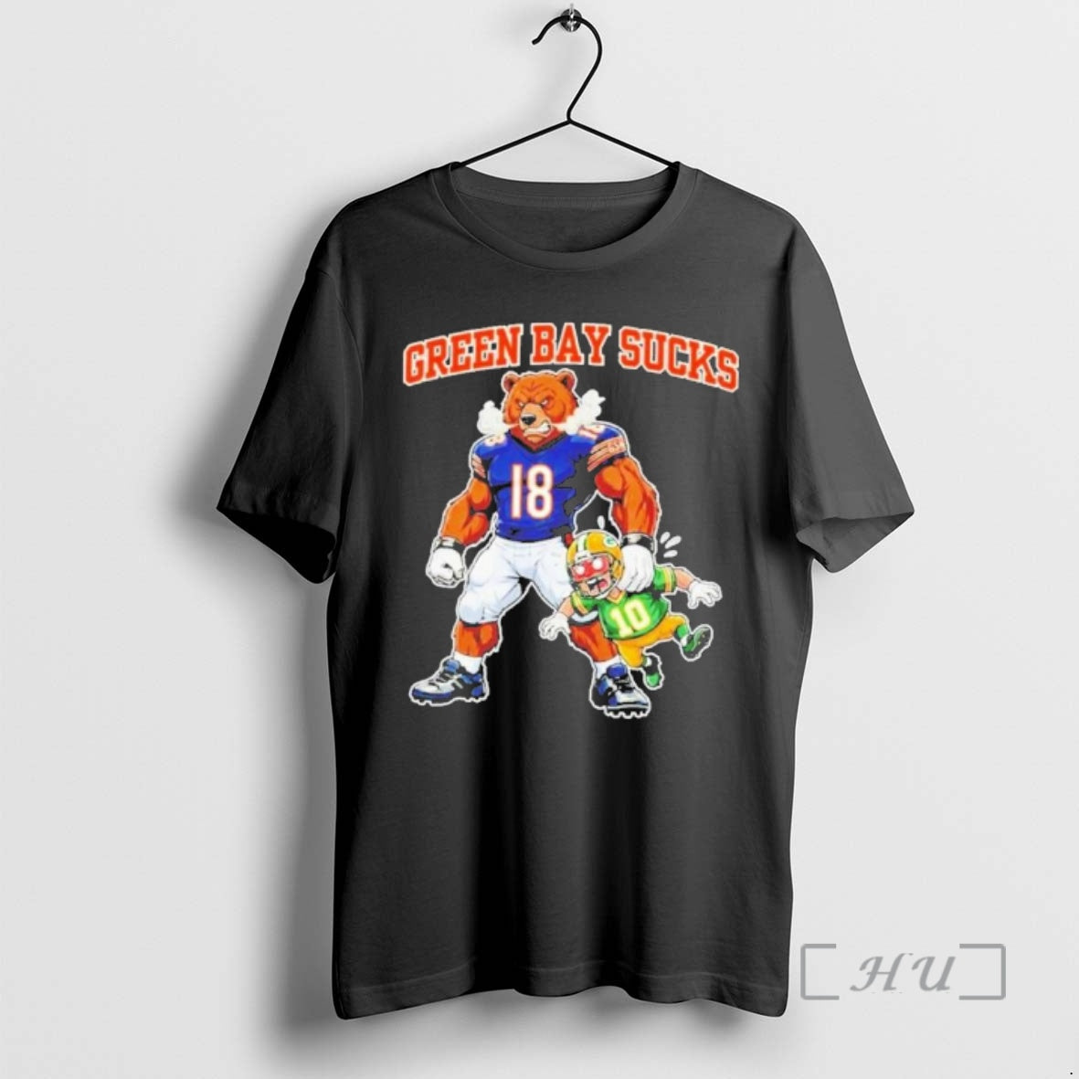 Officials Green Bay Sucks Bear Down 4th Quarter Comeback King T-Shirts, Hoodie, Sweatshirt | AU01DripNestTees.com