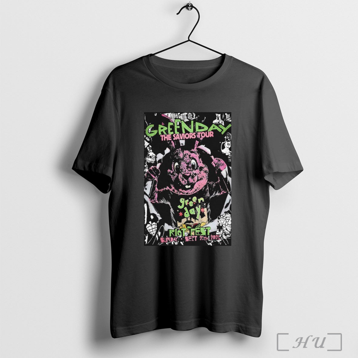 Officials Green Day Riot Fest The Saviors Tour In Chicago Il 9 21 2025 Bunny