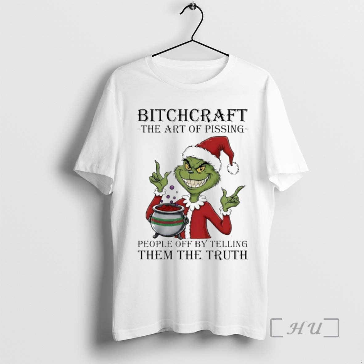 Officials Grinch Bitchcraft The Art Of Pissing People Off By Telling Christmas 2025 Premium T-Shirts, Hoodie, Sweatshirt