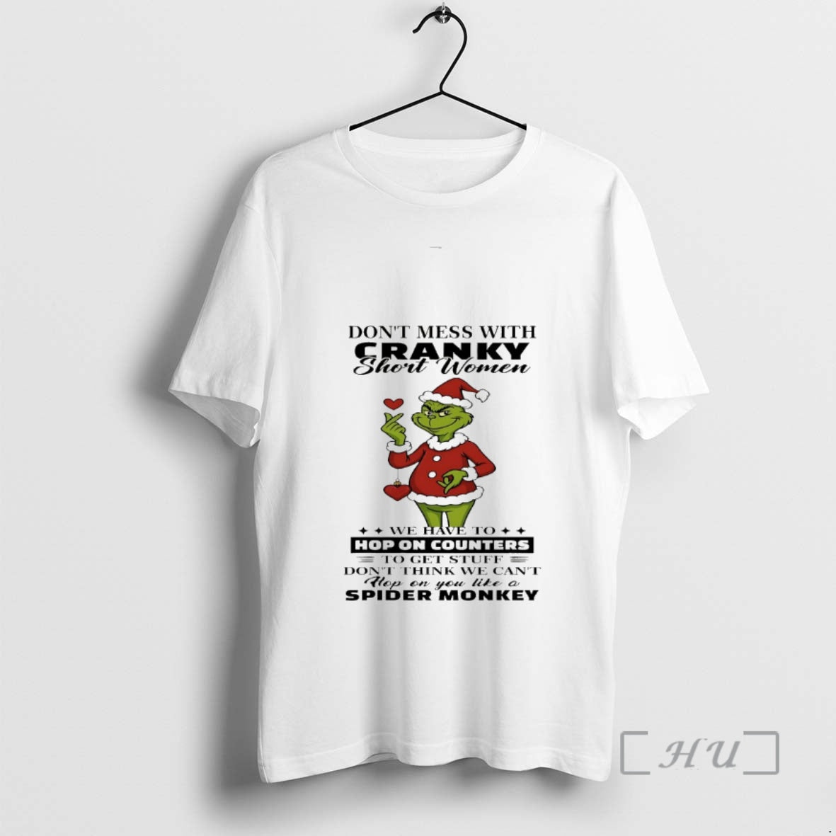 Officials Grinch Dont Mess With Cranky Short Women Chirstmas 2025 T-Shirts, Hoodie, Sweatshirt | AU01DripNestTees.com