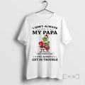 Officials Grinch I Dont Always Listen To My Papa Chirstmas 2025 Premium T Shirts Sweater Hoodie, Sweatshirt