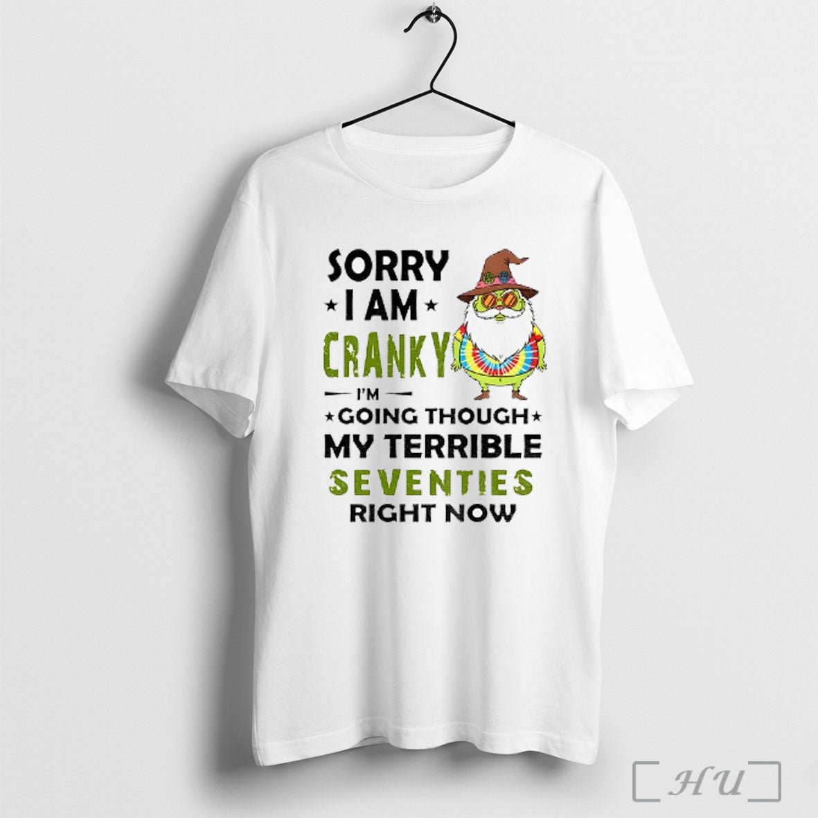 Officials Grinch Gnome Sorry I Am Cranky Im Going Through My Terrible Seventies Right Now