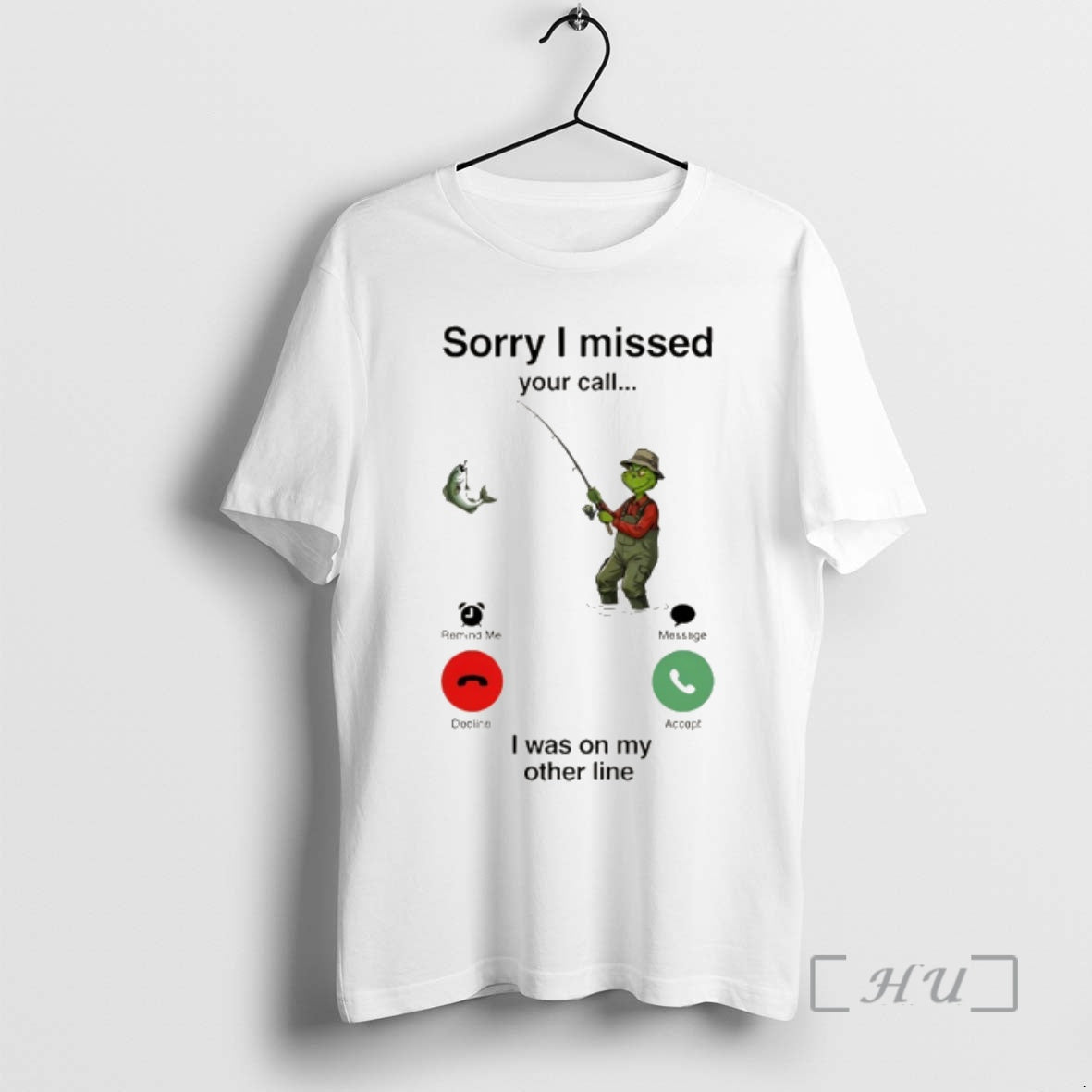 Officials Grinch Sorry I Missed Your Call I Was On My Other Line Premium T-Shirts, Hoodie, Sweatshirt | AU01DripNestTees.com