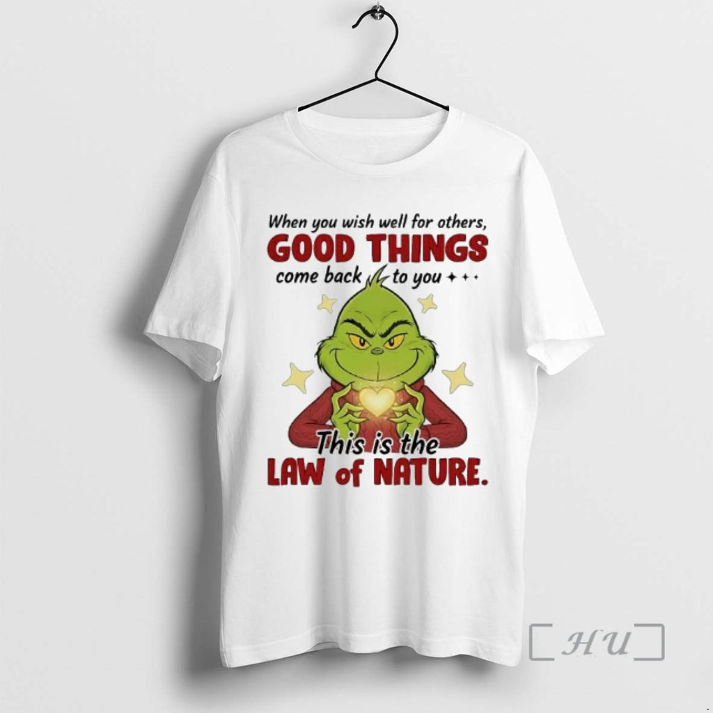 Officials Grinch When You Wish Well For Others Good Things T-Shirts, Hoodie, Sweatshirt | AU01DripNestTees.com