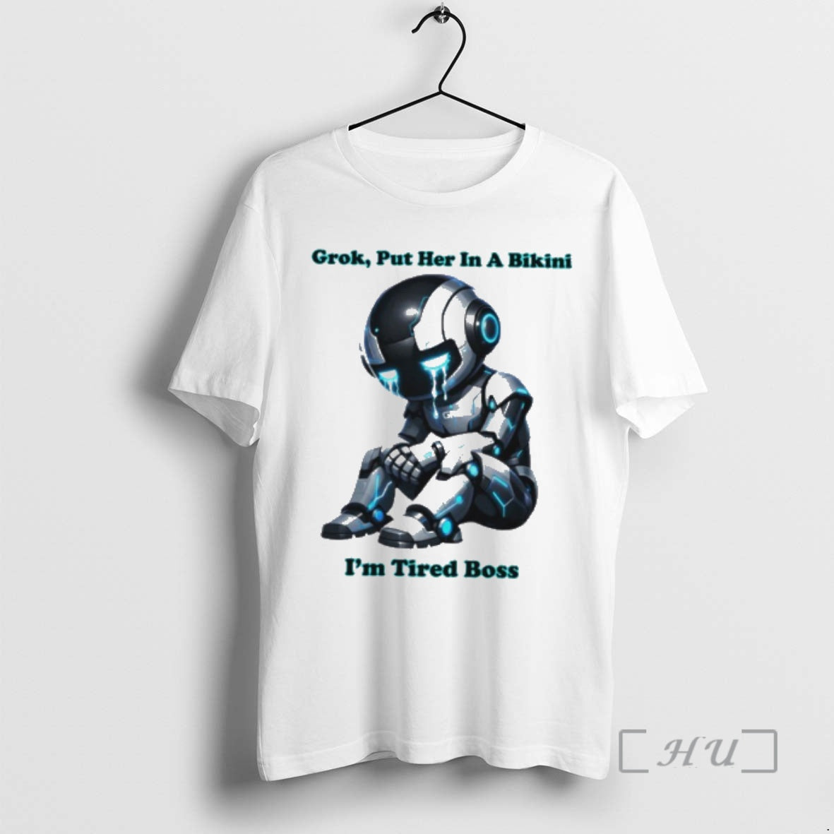 Officials Grok Put Her In A Bikini Im Tired Boss T-Shirts, Hoodie, Sweatshirt | AU01DripNestTees.com