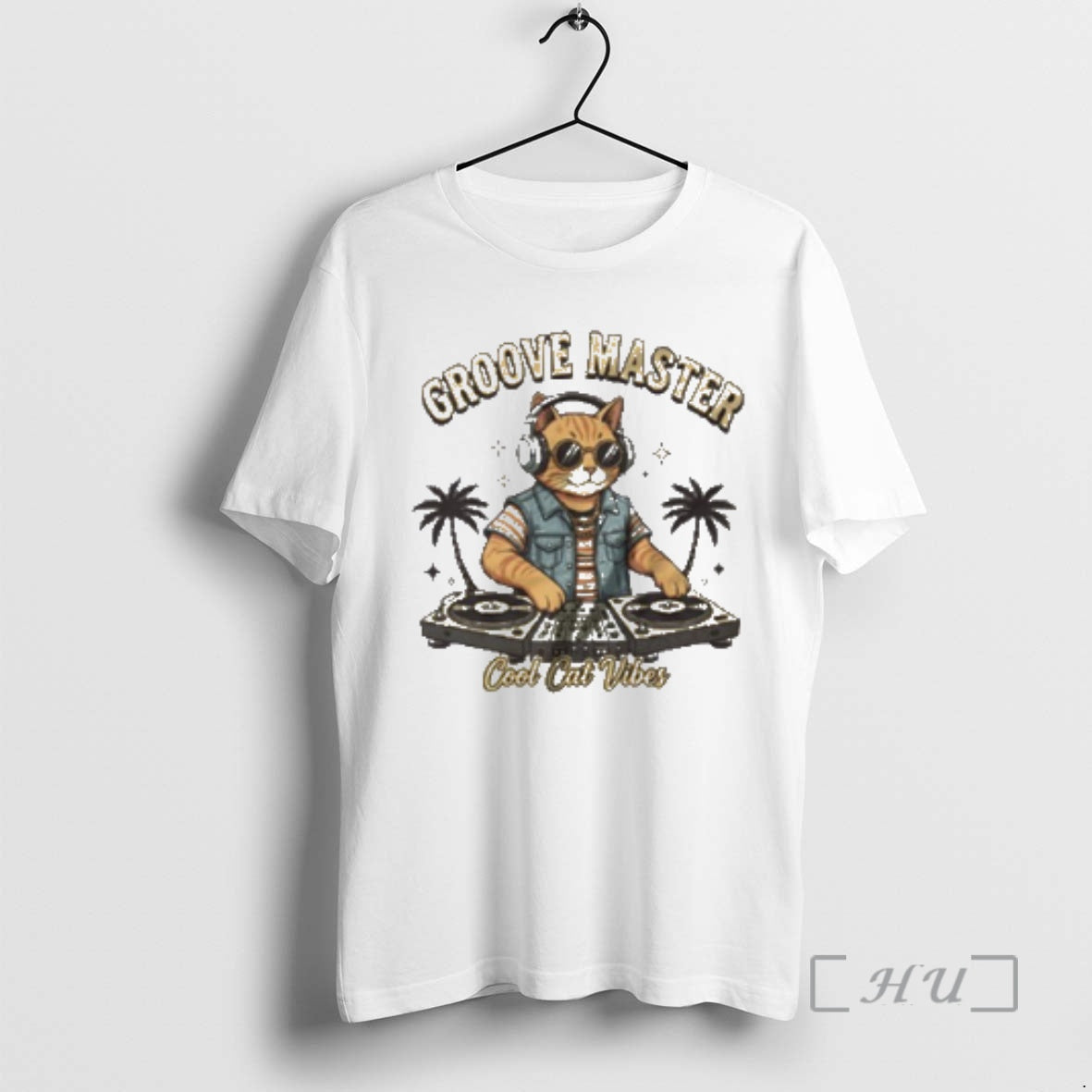 Officials Groove Master Cool Dj Cat Vintage T-Shirts, Hoodie, Sweatshirt | AU01DripNestTees.com