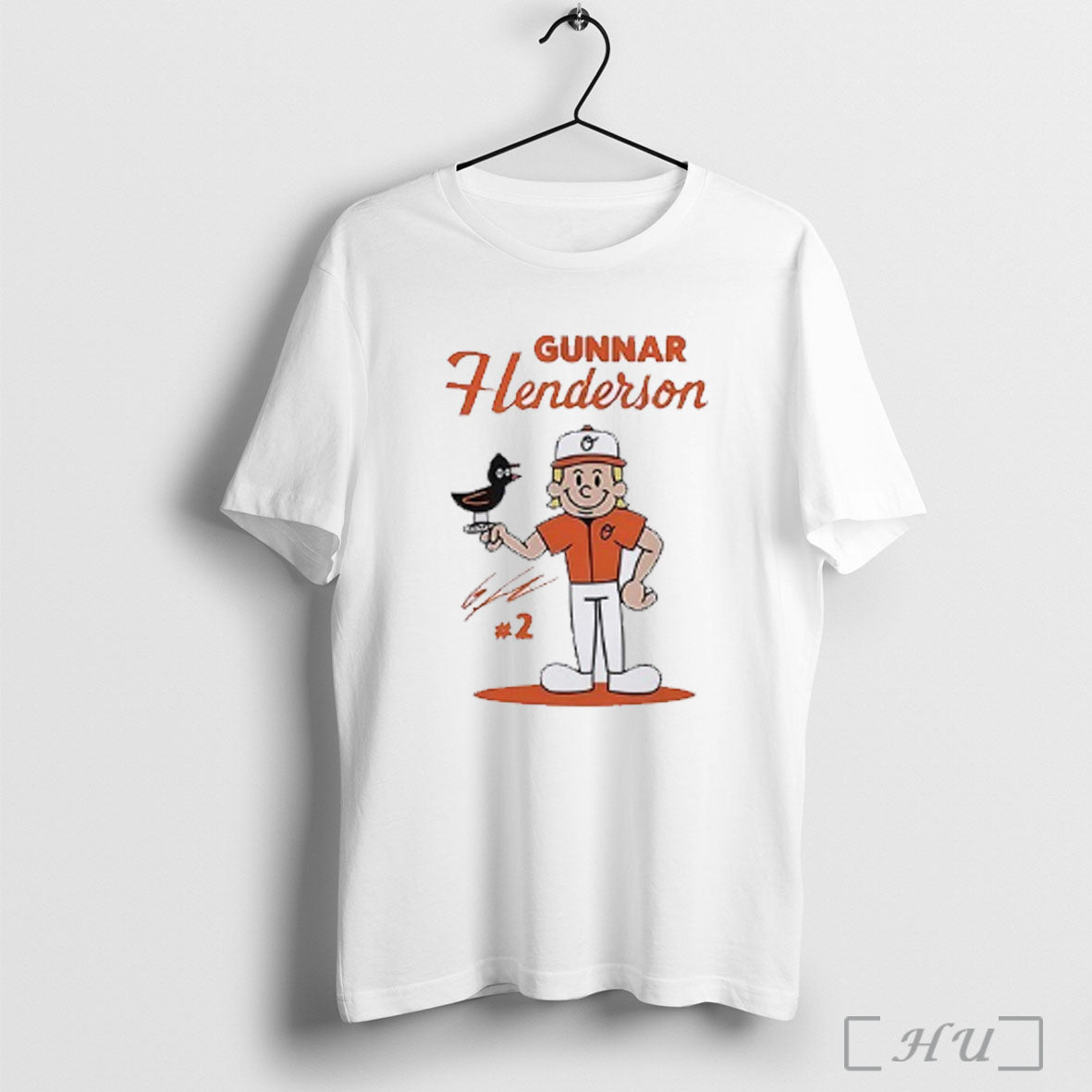 Officials Gunnar Henderson Oriole Baltimore Cartoon T Shirt