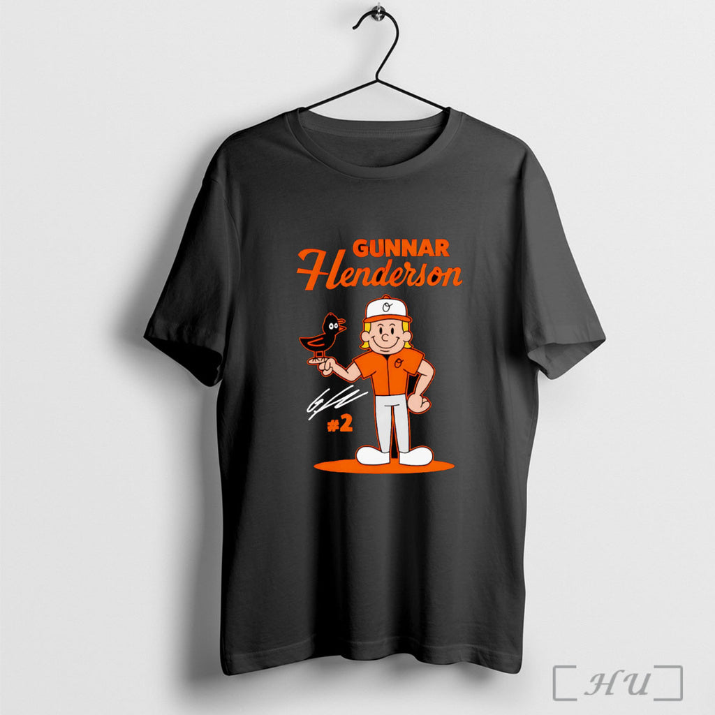 Officials Gunnar Henderson Summer Cartoon T Shirt