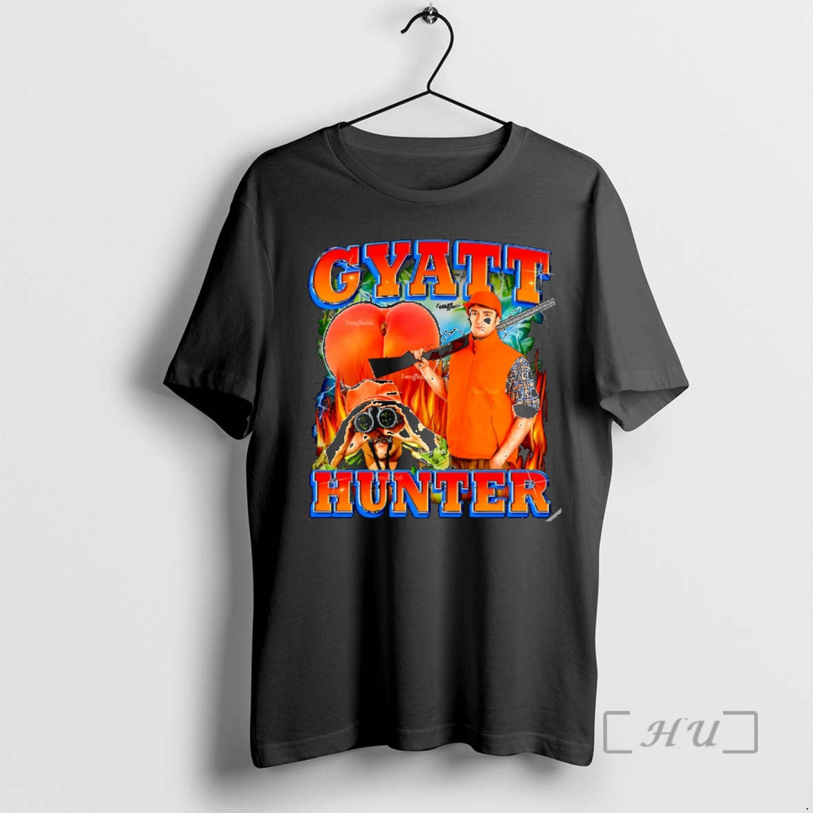 Officials Gyatt Hunter Peach Graphic Christmas T-Shirts, Hoodie, Sweatshirt | AU01DripNestTees.com
