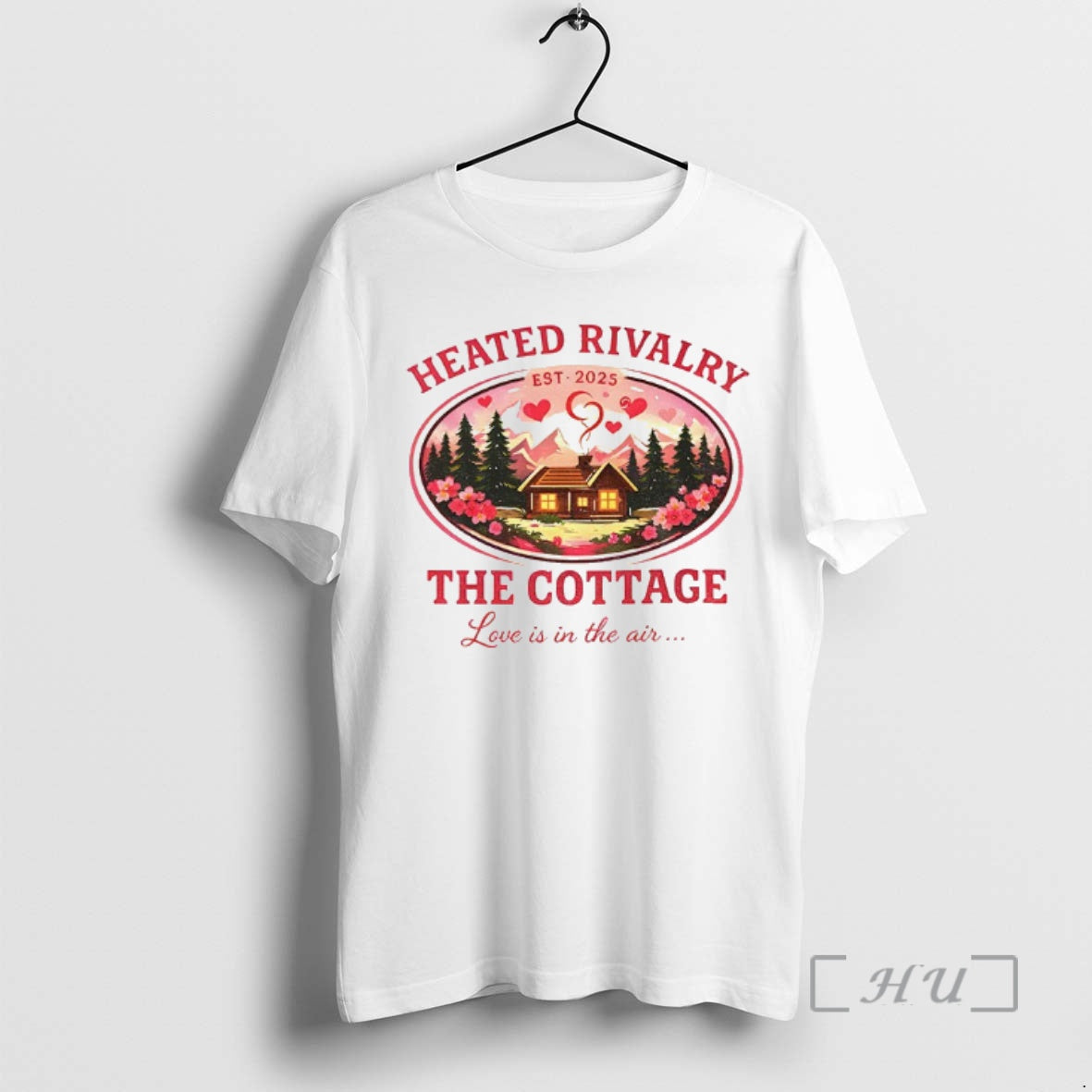 Officials Heated Rivalry Valentines Day The Cottage Love Is In The Air Premium T Shirts Hoodie, Sweatshirt