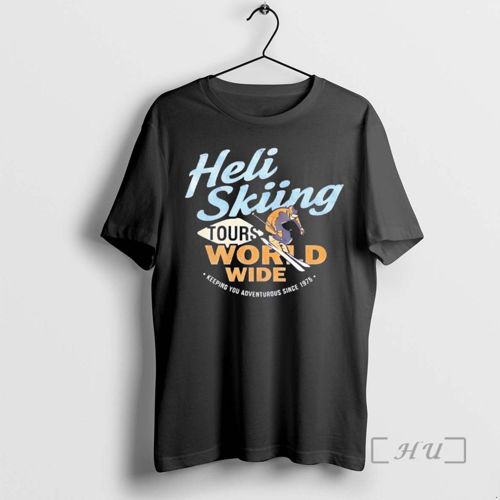 Officials Heli Skiing Tours World Wide 1975 T-Shirts, Hoodie, Sweatshirt | AU01DripNestTees.com