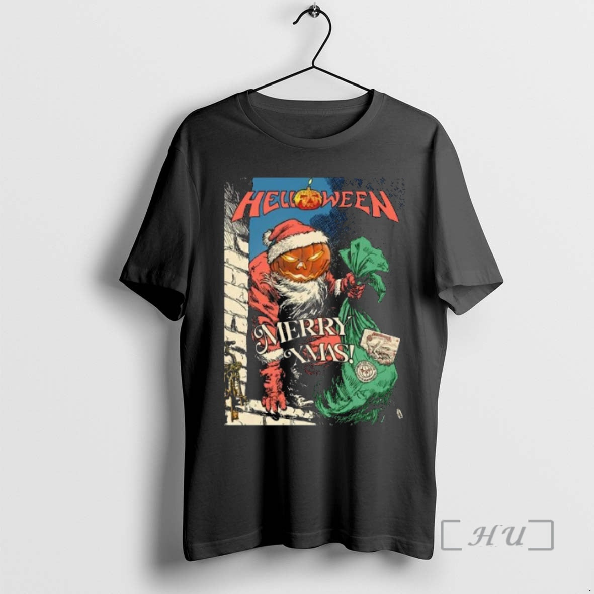 Officials Helloween Merry Xmas Pumpkin Powered Santa T-Shirts, Hoodie, Sweatshirt | AU01DripNestTees.com