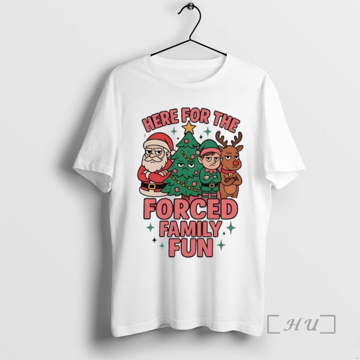 Officials Here For The Forced Family Fun Christmas T-Shirts, Hoodie, Sweatshirt | AU01DripNestTees.com