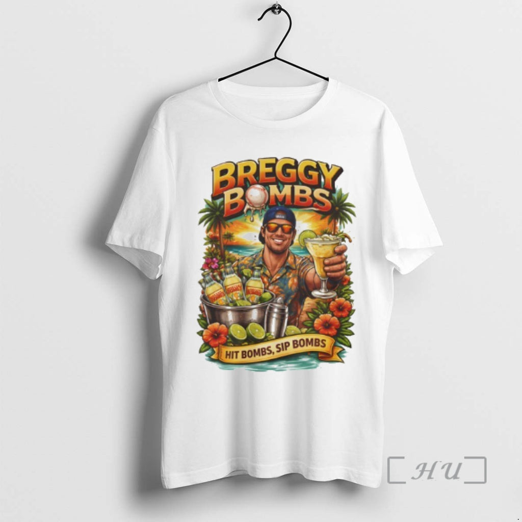 Officials Hit Bombs Sip Bombs Tropical Cocktail Breggy T-Shirts, Hoodie, Sweatshirt | AU01DripNestTees.com