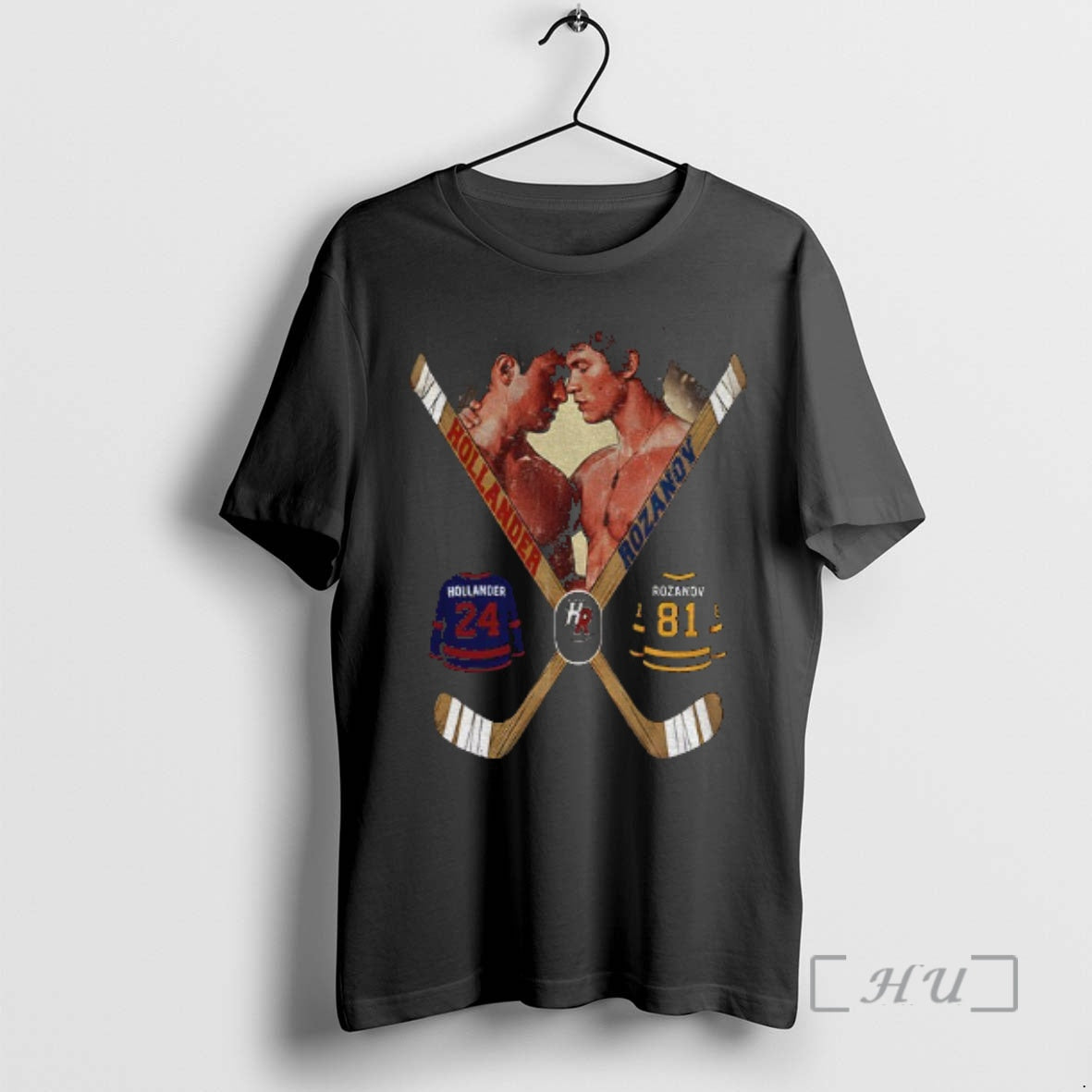 Officials Hollander Rozanov Hockey Heated Rivalry Inspired Crossed Sticks T-Shirts, Hoodie, Sweatshirt | AU01DripNestTees.com
