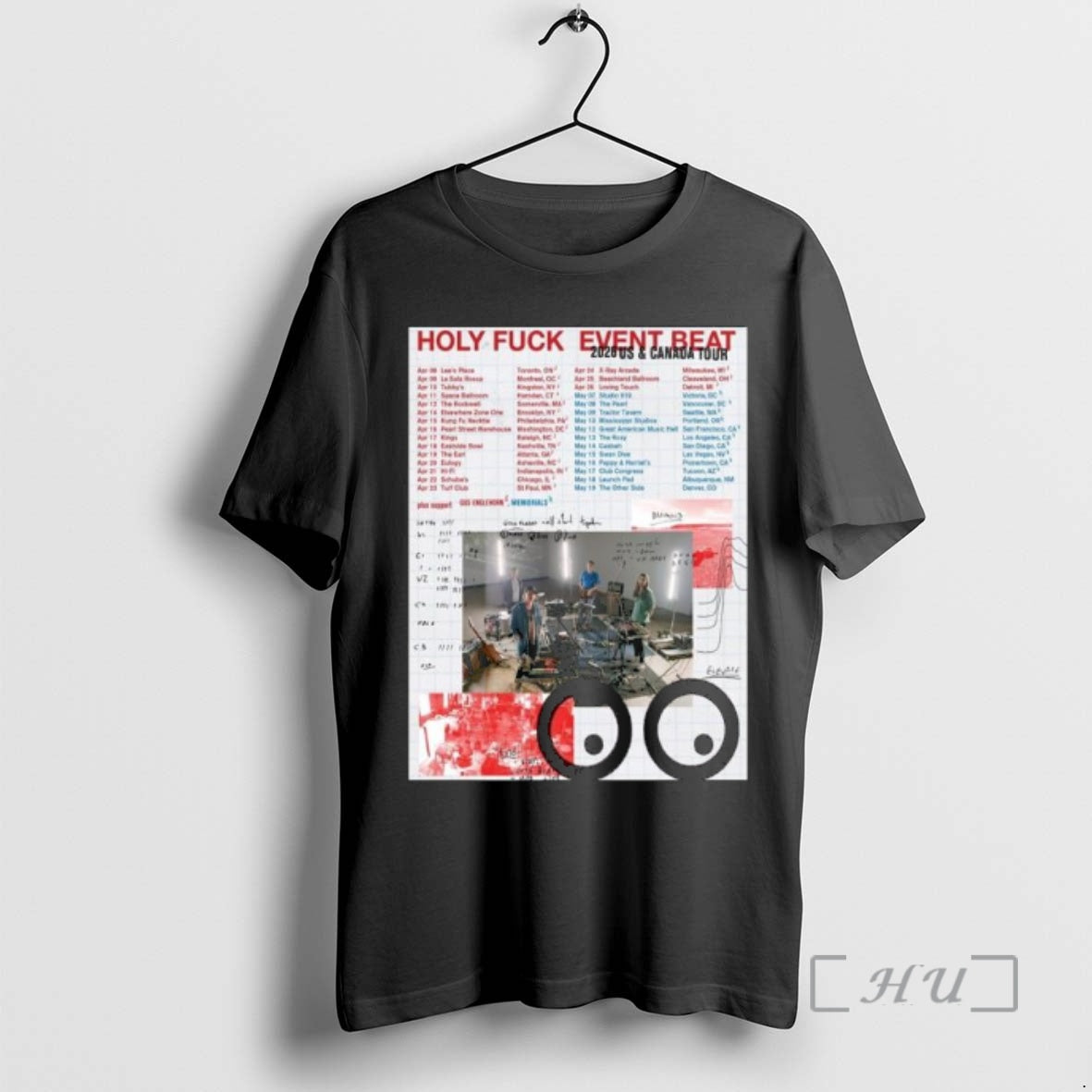 Officials Holy Fuck Us Canada Tour 2026 T-Shirts, Hoodie, Sweatshirt | AU01DripNestTees.com