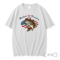 Officials Hooked On Freedom Fish With America Flag Tee