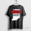 Officials Hoosier Daddy Indiana State Map T-Shirts, Hoodie, Sweatshirt | AU01DripNestTees.com