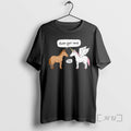 Officials Horse And Unicorn Dude Get Real No Ornaments T-Shirts, Hoodie, Sweatshirt | AU01DripNestTees.com