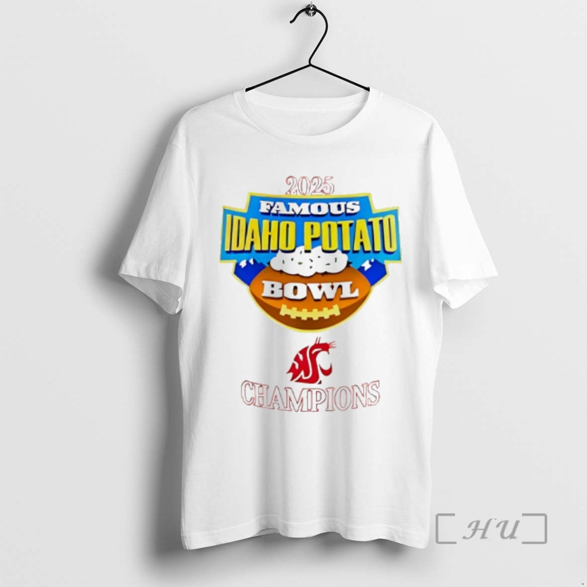 Officials Houston Cougars 2025 Famous Idaho Potato Bowl Champions Logo T-Shirts, Hoodie, Sweatshirt | AU01DripNestTees.com