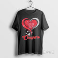 Officials Houston Cougars Football In Glitter Heart Fans T-Shirts, Hoodie, Sweatshirt | AU01DripNestTees.com