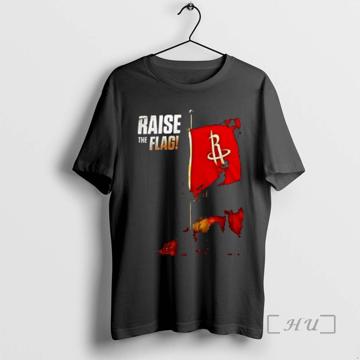 Officials Houston Rockets Raise The Flag Logo Double Sided Graphic T-Shirts, Hoodie, Sweatshirt | AU01DripNestTees.com
