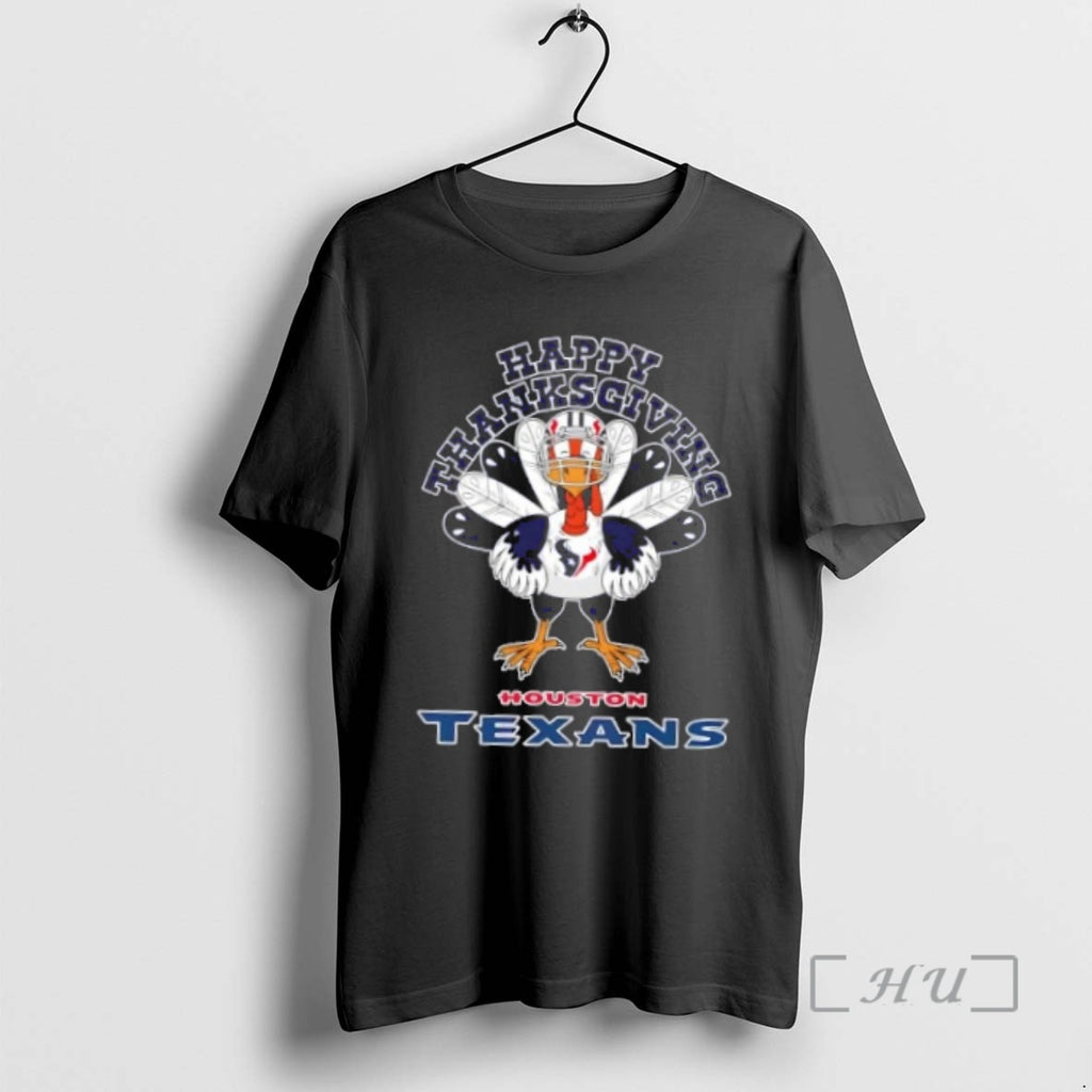 Officials Houston Texans Football X Turkey Happy Thanksgiving