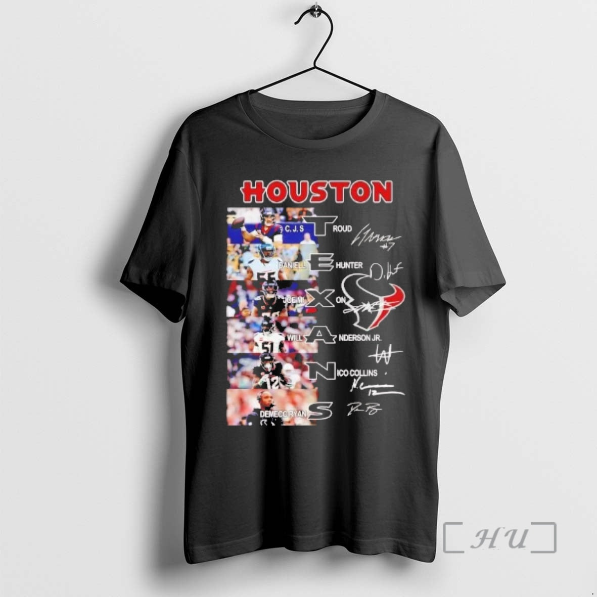 Officials Houston Texans Team Players Names And Signatures T-Shirts, Hoodie, Sweatshirt | AU01DripNestTees.com