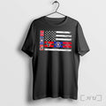 Officials Houston Sports Teams Logos Flag Tee