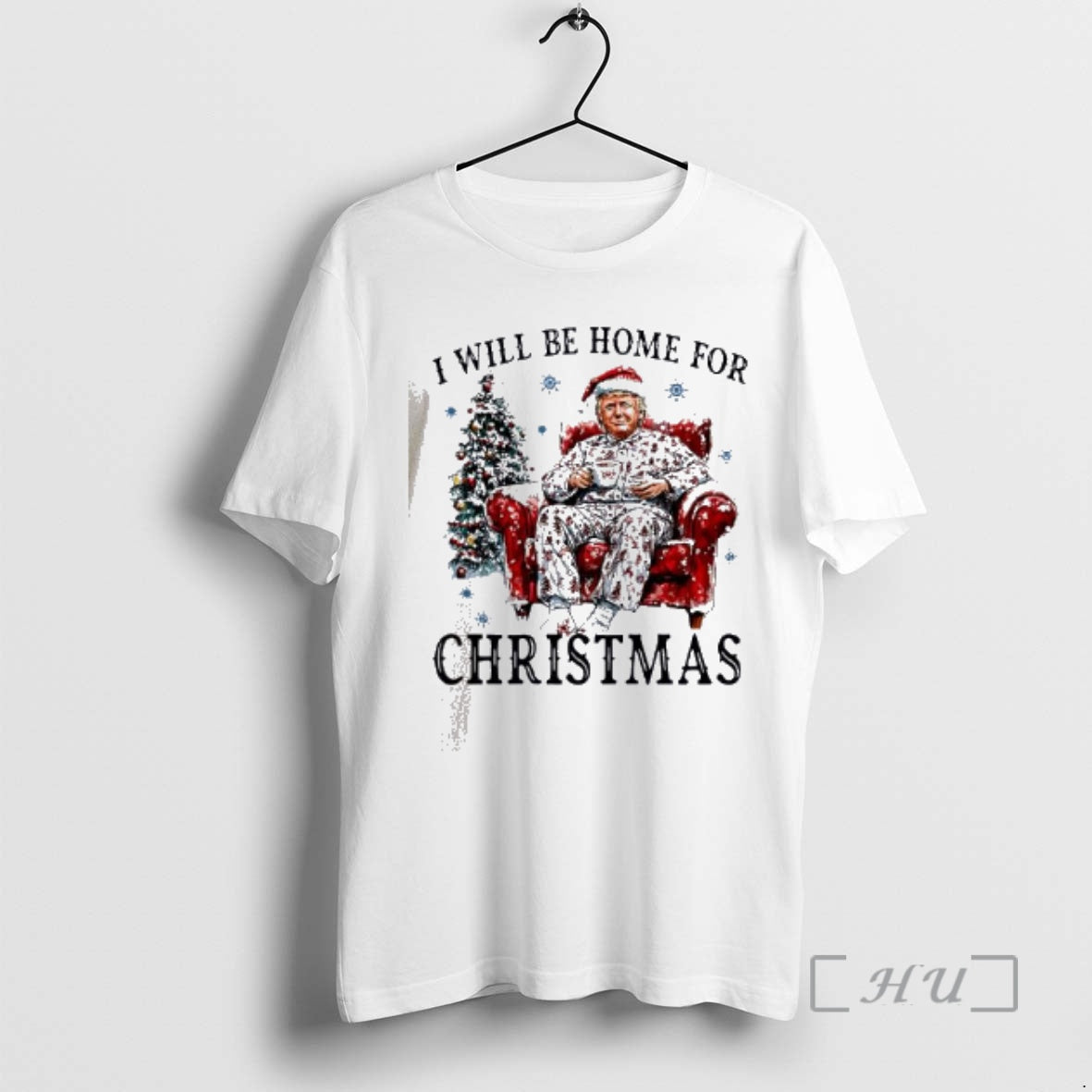 Officials Humorous Trump I Will Be Home For Christmas T-Shirts, Hoodie, Sweatshirt | AU01DripNestTees.com
