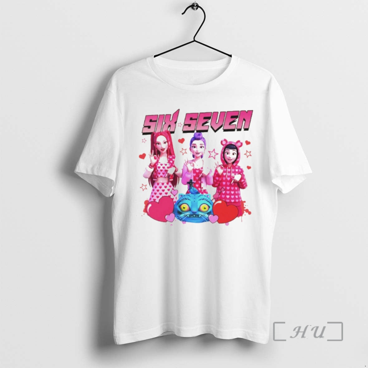 Officials Huntrix Six Seven Happy Valentine Kpop Demon Hunters T-Shirts, Hoodie, Sweatshirt | AU01DripNestTees.com