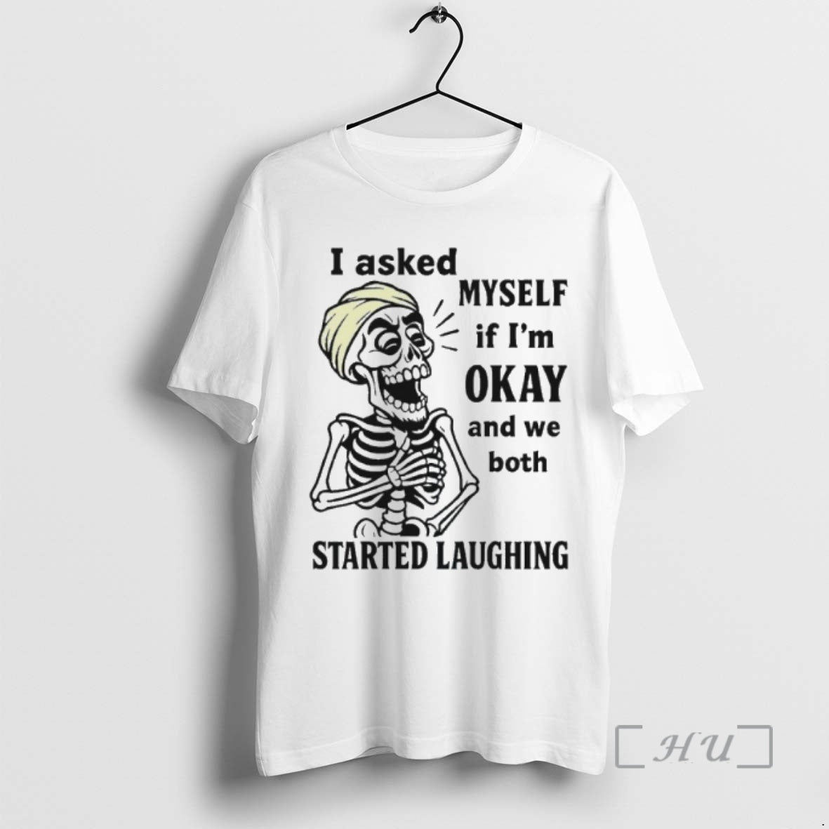 Officials I Asked Myself If Im Okay And We Both Started Laughing Premium T Shirts Hoodie, Sweatshirt | AU01DripNestTees.com