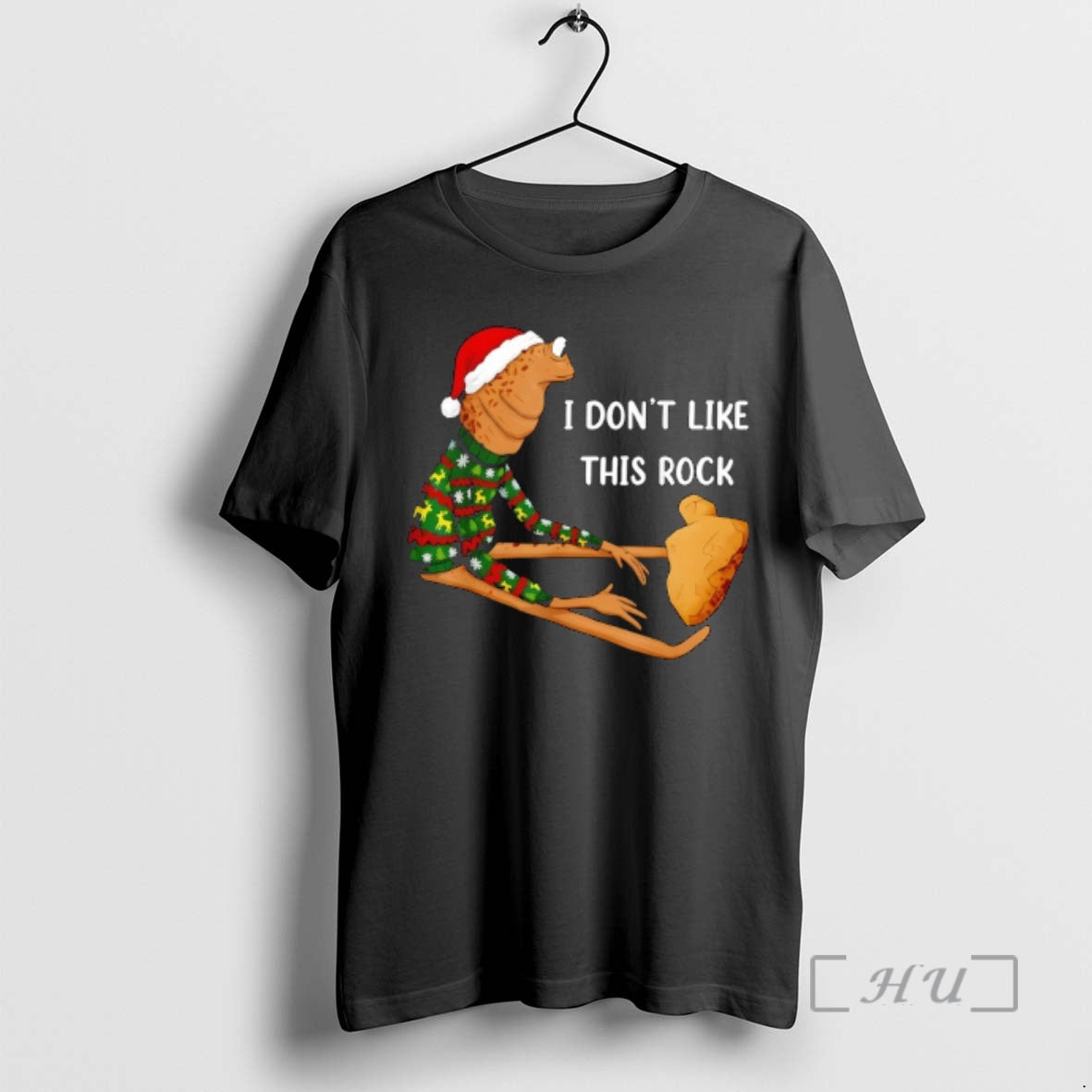 Officials I Dont Like This Rock Marcus The Worm Meme Christmas Ugly Premium T Shirts Hoodie, Sweatshirt