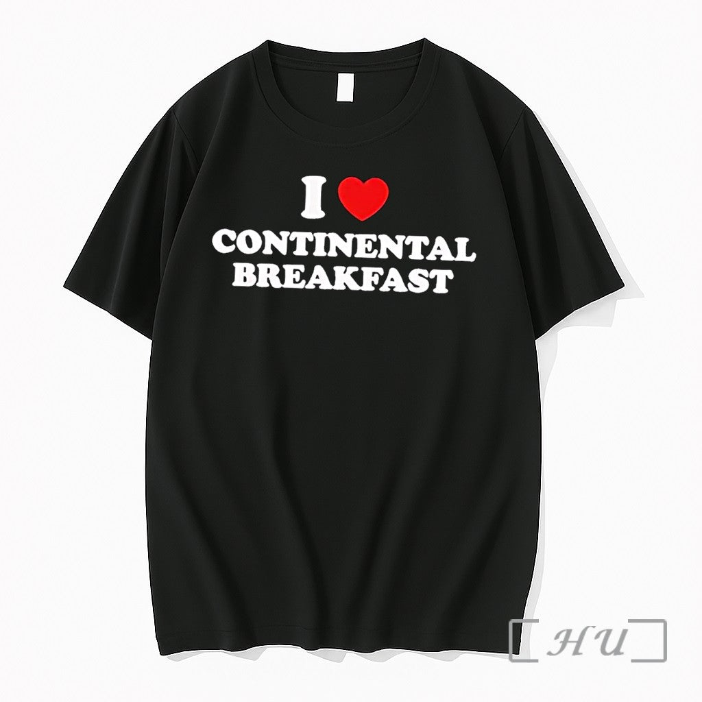 Officials I Heart Love Continental Breakfast Black Black