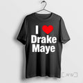 Officials I Love Drake Fan Bold Heart Graphic T-Shirts, Hoodie, Sweatshirt | AU01DripNestTees.com